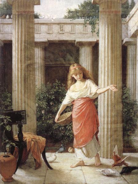 In the Peristyle, John William Waterhouse